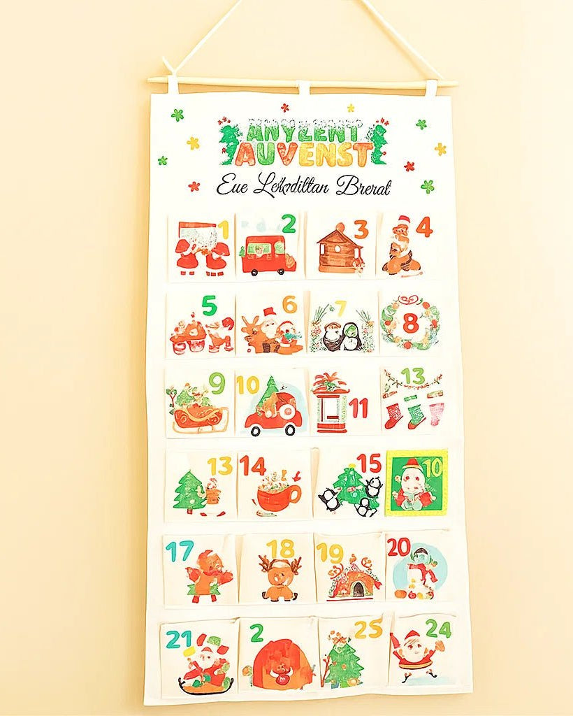 Sarah | Women's DIY Christmas Advent Calendar with 24 fabric pockets