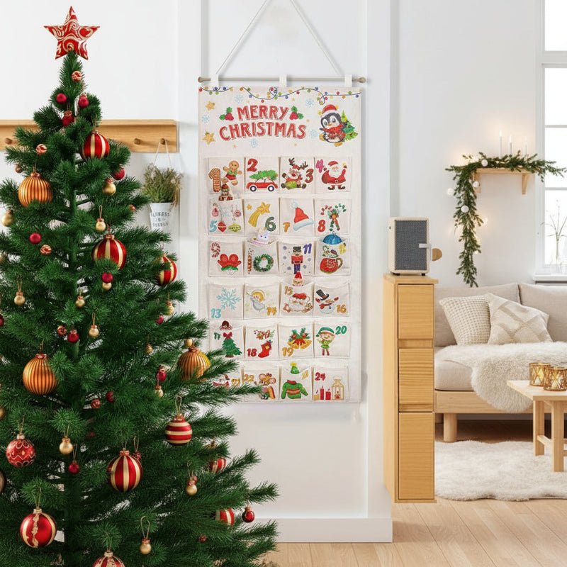 Sarah | Women's DIY Christmas Advent Calendar with 24 fabric pockets