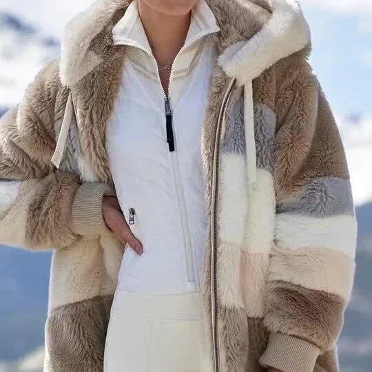 Sarah | Women's Fluffy Relaxed Fit Winter Jacket