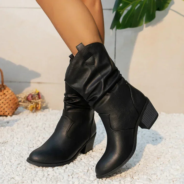 Heidi | Women's Mid Calf Western Cowboy Boots