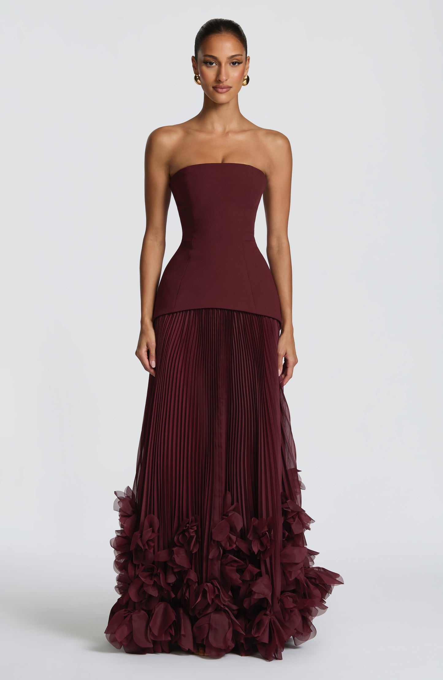 Cynthia | Women's Strapless Formal Wedding Guest Dress