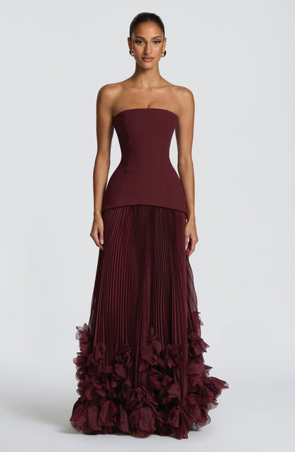 Cynthia | Women's Strapless Formal Wedding Guest Dress
