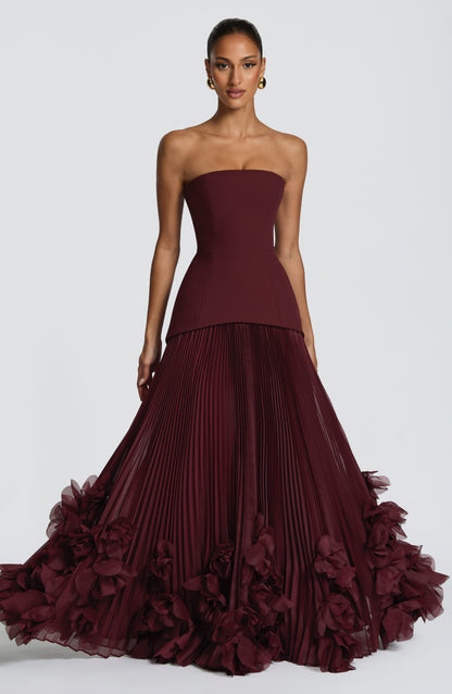Cynthia | Women's Strapless Formal Wedding Guest Dress