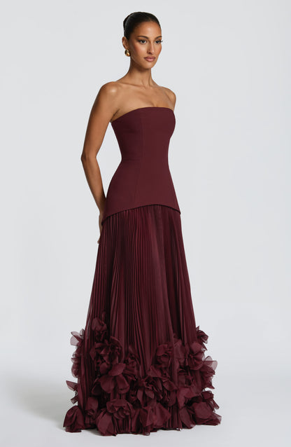 Cynthia | Women's Strapless Formal Wedding Guest Dress