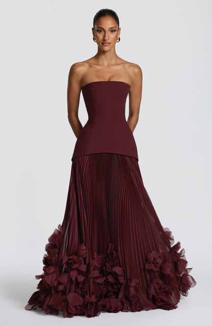 Cynthia | Women's Strapless Formal Wedding Guest Dress
