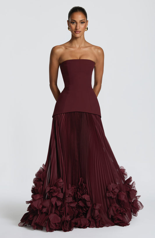 Cynthia | Women's Strapless Formal Wedding Guest Dress