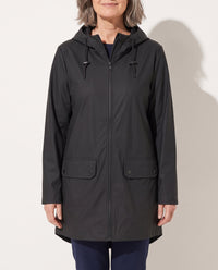 Sienna | Women's Long Waterproof Hooded Rain Coat