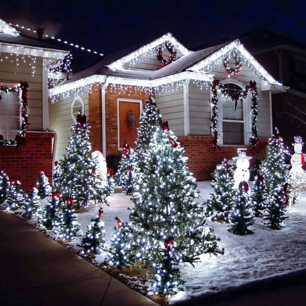Solar Christmas Lights Outdoor String LED