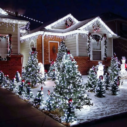 Solar Christmas Lights Outdoor String LED