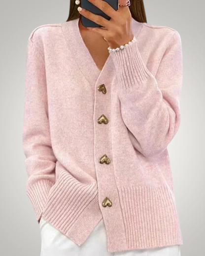 Poppy | Women's Elegant Button-Front Cardigan