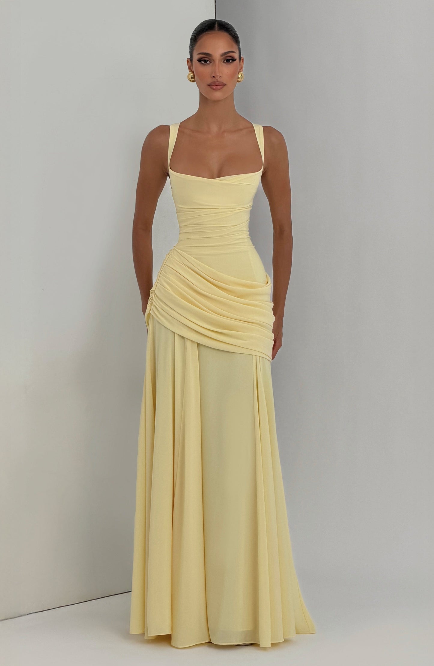 Kinza | Women's Elegant Maxi Wedding Guest Dress