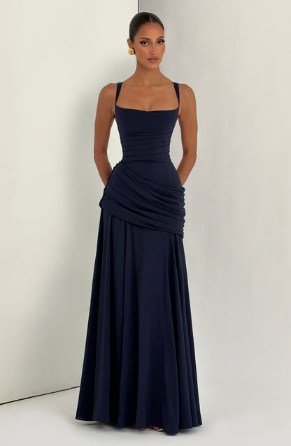 Kinza | Women's Elegant Maxi Wedding Guest Dress