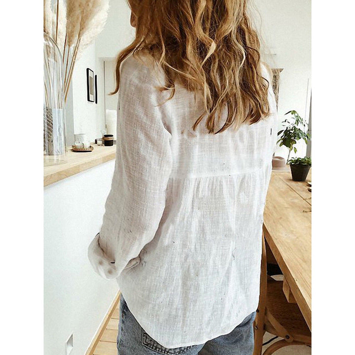 Merrick | Women's Summer Bird-Print Blouse