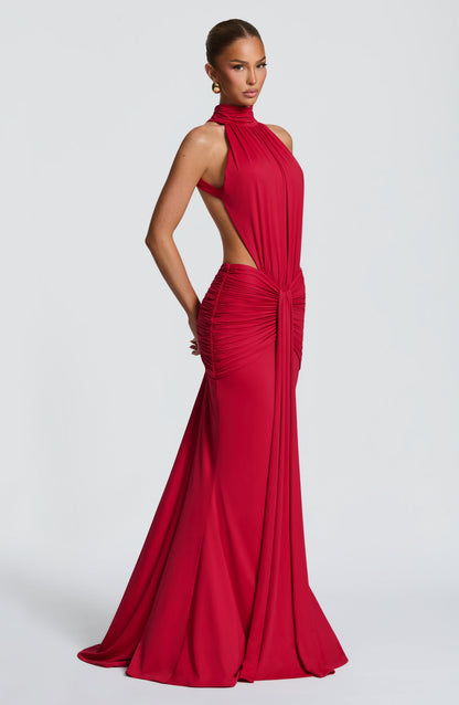 Emma | Women's Halterneck Maxi Summer Dress