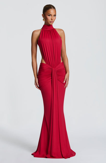 Emma | Women's Halterneck Maxi Summer Dress