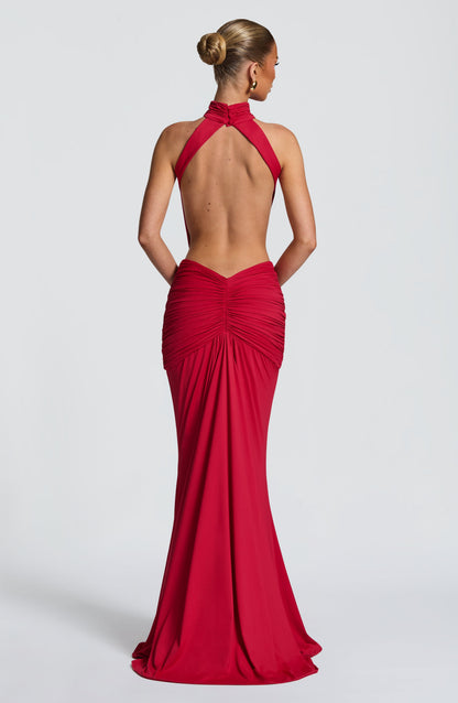 Emma | Women's Halterneck Maxi Summer Dress