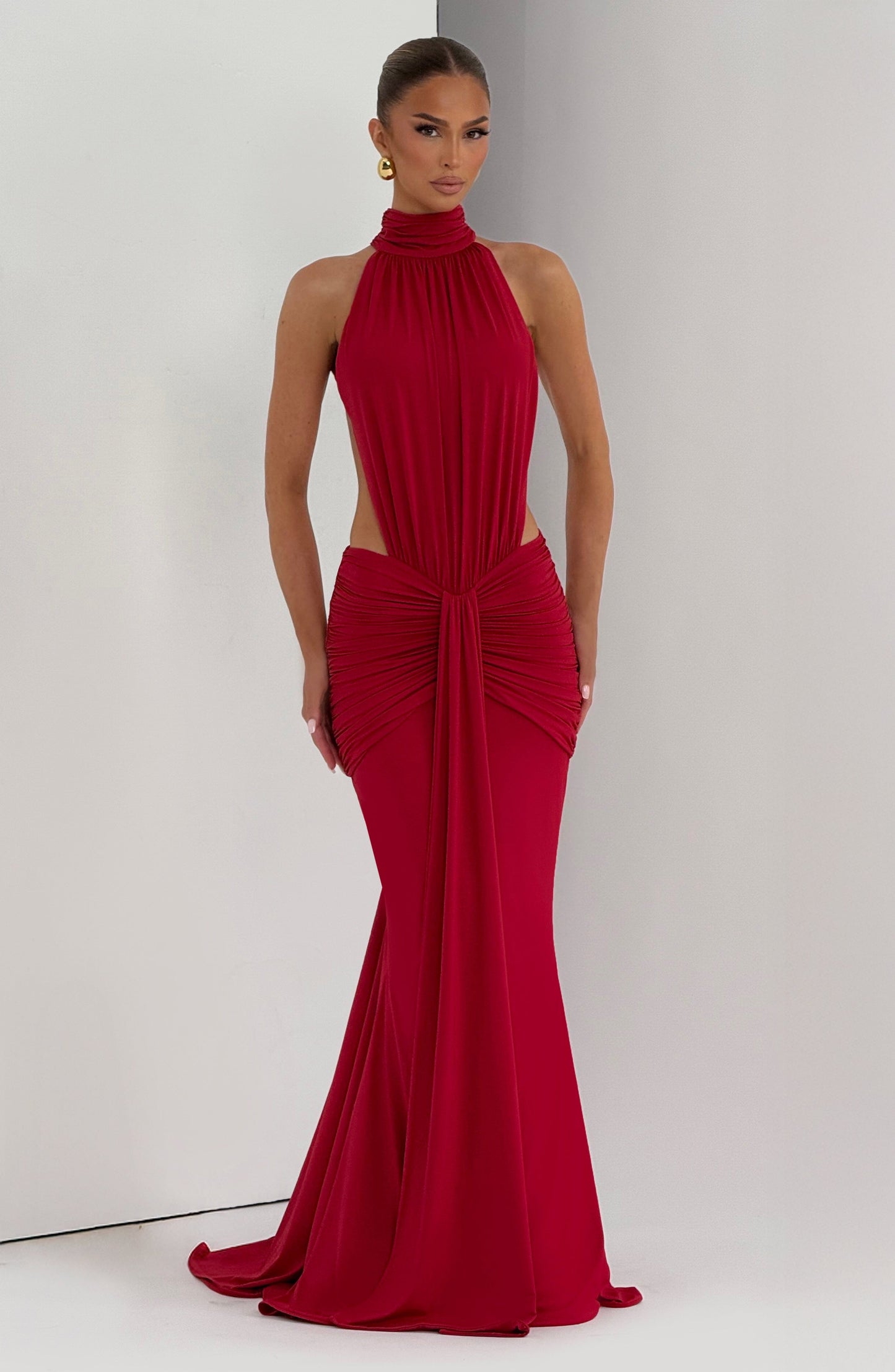 Emma | Women's Halterneck Maxi Summer Dress