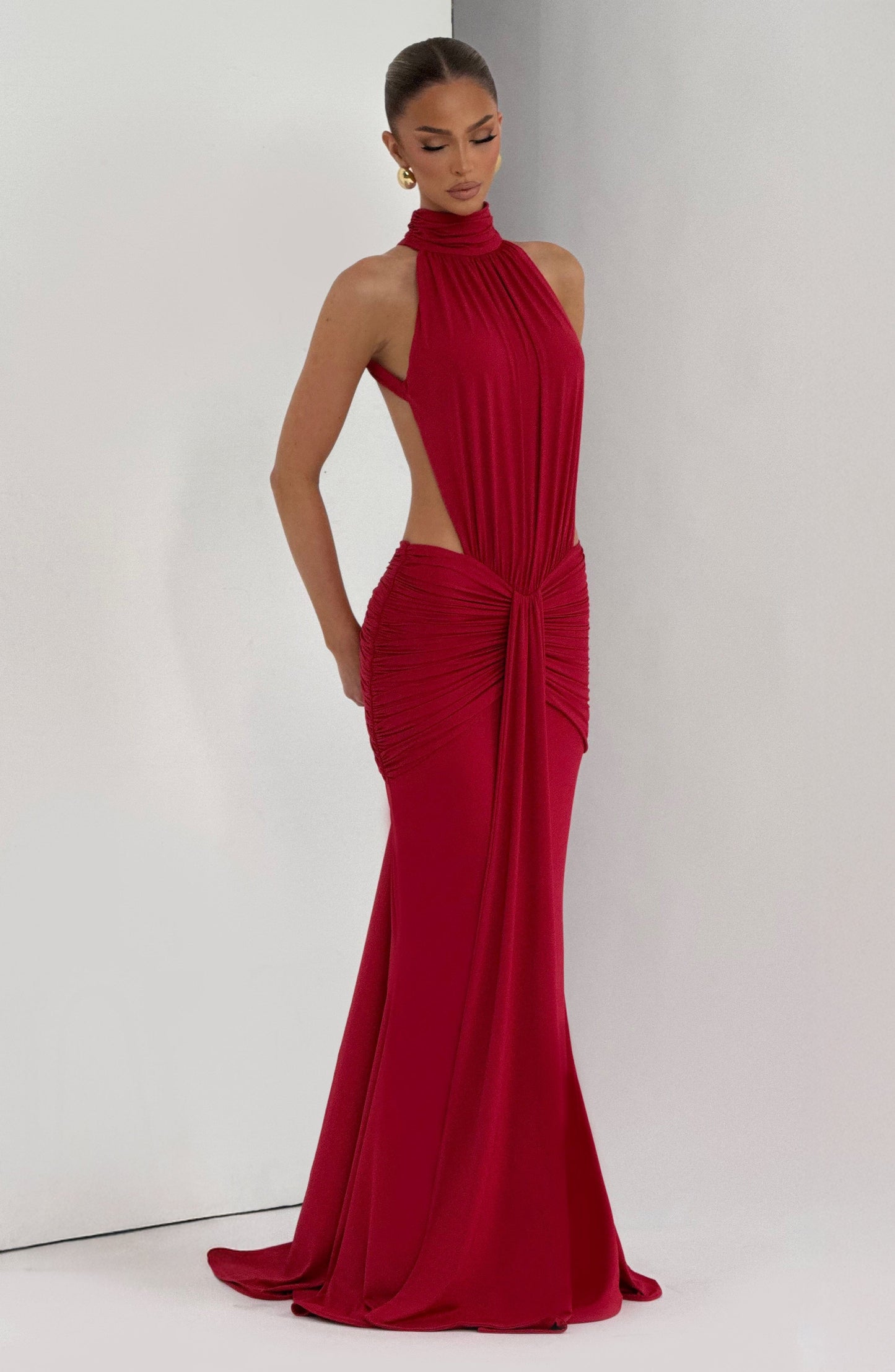 Emma | Women's Halterneck Maxi Summer Dress