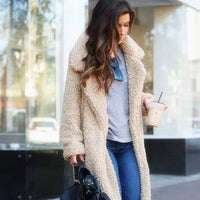 Evelyn | Women's Long Teddy Trenchcoat