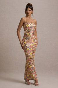 Ember | Women's Floral Bodycon Maxi Dress