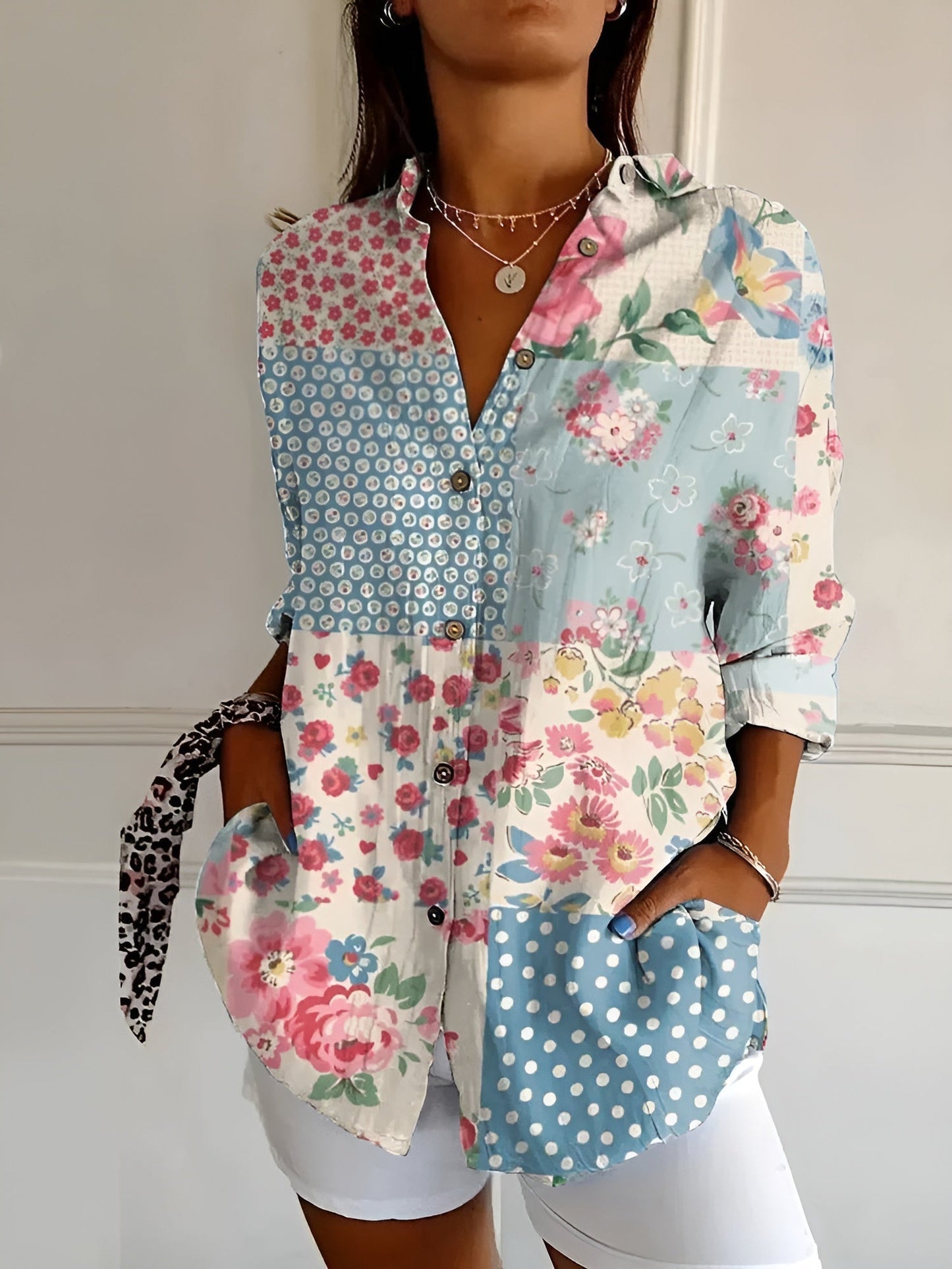 Waren | Women’s Beach Printed Tunic Blouse