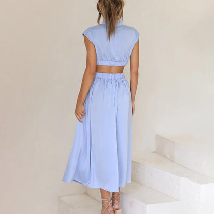 Aoife | Women's Elegant Halter Maxi Dress