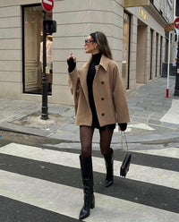 Vivian | Women's Oversized Short Single Breasted Coat
