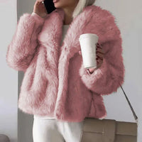 Willow | Women's Winter Plush Faux Fur Fluffy Coat