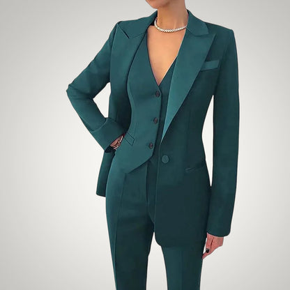 Emily | Women's Tailored Button-Front Two Piece Set