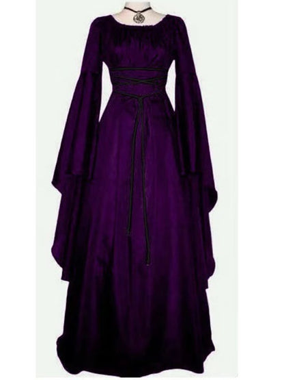 Women's Halloween Gothic Maxi Dress