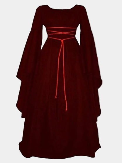 Women's Halloween Gothic Maxi Dress