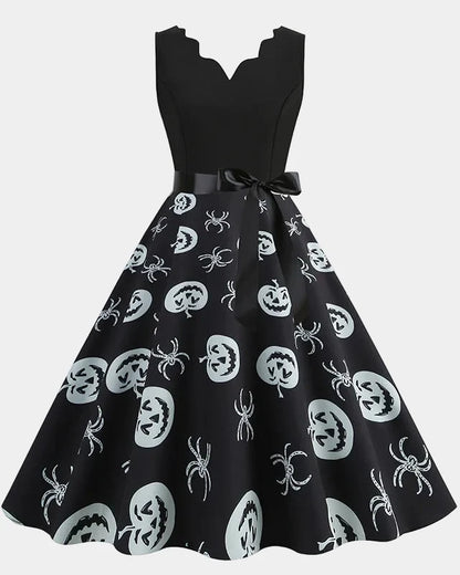 Women's Halloween Spider Web Dress