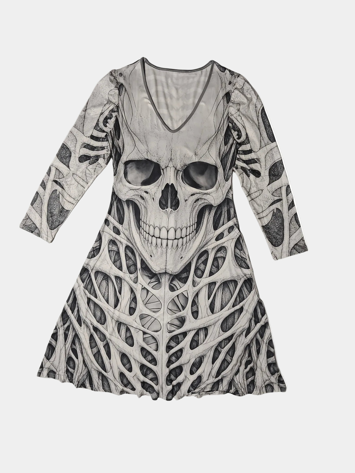 Women's Skeleton Halloween Costume Dress