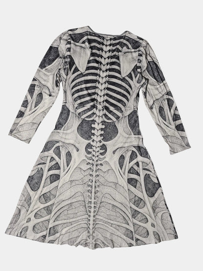 Women's Skeleton Halloween Costume Dress