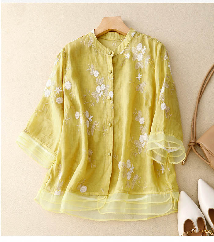 Brooke | Women’s Floral Summer Blouse