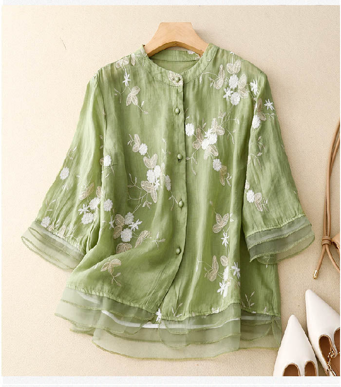 Brooke | Women’s Floral Summer Blouse